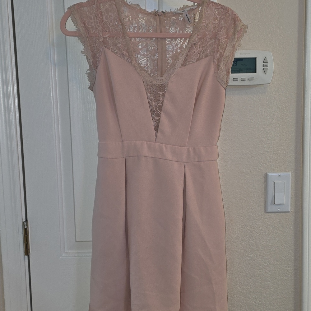 BCBGeneration Pink Lace Dress Size 2